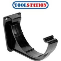 112mm Half Round Fascia Bracket Black