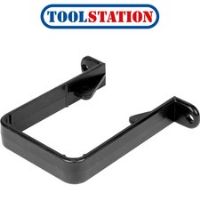 65mm Square Downpipe Clip Black