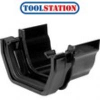 120mm Ogee to 114mm Square Line Adpator Black