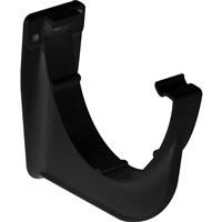 Aquaflow 120mm Deep Flow Fascia Bracket in Black PVCU