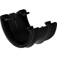 Aquaflow 120mm Deep Flow Union Bracket in Black PVCU