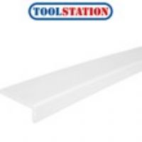 9mm White Cover Fascia Board 200mm x 3m