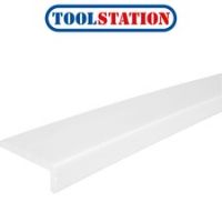 9mm White Cover Fascia Board 225mm x 3m