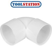 Solvent Weld Bend 90° 32mm White