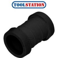 Push Fit Straight Coupling 32mm Black