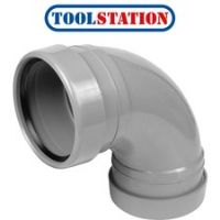 Bend 110mm 92.5 Double Socket Grey