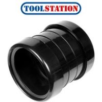 Coupling 110mm Double Socket Black