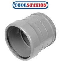 Coupling 110mm Single Socket Grey