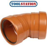 Double Socket Bend 110mm 45