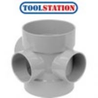 Short Boss Pipe 110mm Grey