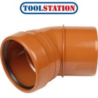 Single Socket Bend 110mm 45£