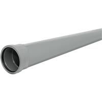 Aquaflow Soil Pipe 110mm 6m Pack 3m Lengths (2 Pack) in Grey