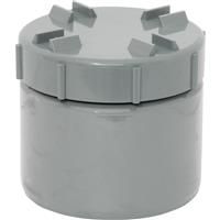 Aquaflow 110mm Screwed Access Cap in Grey