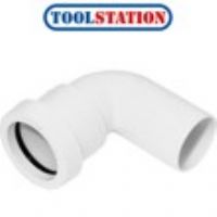 Push Fit 90£ Conversion Bend 32mm White