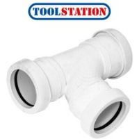Push Fit Tee 32mm White