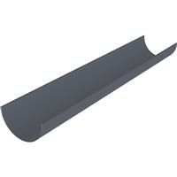 Aquaflow 112mm Half Round Gutter 18m 3m Lengths (6 Pack) in Anthracite Grey PVCU