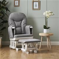 Obaby Glider Nursing Chair and Footrest Obaby  - Size: 99cm H X 65cm W X 71cm D