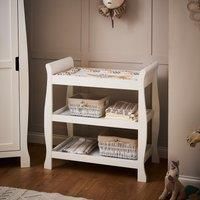 Obaby Stamford Sleigh Open Changing Unit, White