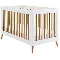Obaby, Maya Cot Bed, White with Natural