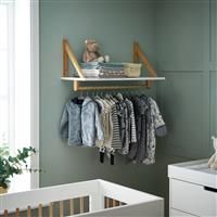 Obaby Maya Shelf - White with Natural, 25OB2716