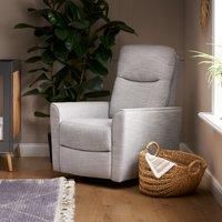 Obaby Savannah Swivel Glider Recliner Chair Pebble