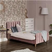 Obaby Gatsby Velvet Toddler Bed (Pink)