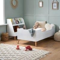 Obaby Maya Single Bed - White with Natural