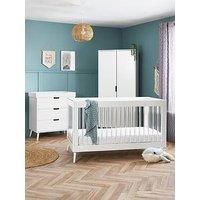 Obaby Maya 3 Piece Furniture Set - White With Acrylic