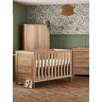 Obaby Nika 3 Piece Room Set - Oak, Brown