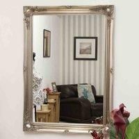 Large Mirror Silver Antique Ornate vintage Wall New 3Ft6 X 2Ft6 106cm X 76cm