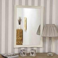 White Antique Design Full Length Wall Mirror 2Ft10 X 2Ft 86cm X 61cm