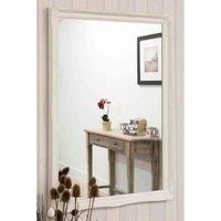 Extra Large Mirror White Wall Vintage Antique Design 3Ft3 X 2Ft3 98cm X 68cm