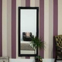 Extra Large Black Shabby Chic Full Length Big Wall Mirror 5Ft6 X 2Ft6 165 X 75cm