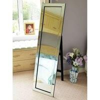 Stunning Very Modern Mitred Venetian Free Standing Cheval Dress Mirror 5FtX1Ft3