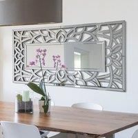 MirrorOutlet All Glass Stylised Full Length Mirror 150 X 75 Cm
