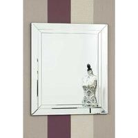 Silver Bevelled Venetian Wall Mirror 2Ft3 X 1Ft11 (68cm X 58cm)