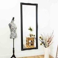 Large Mirror Black Shabby Chic Full Length Big Wall Long 6Ft6 X 2Ft6 198 X 75cm