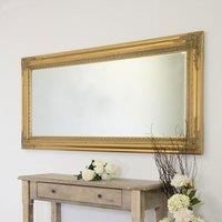 Extra Large Mirror Wall Gold Antique Vintage Full Length 5Ft10x2Ft10 178 X 87cm