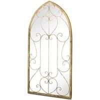 Extra Large Arched Shaped Garden Mirror Outdoor Indoor Gate 100cm X 50cm