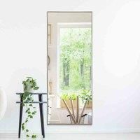 MirrorOutlet Manhattan Pewter Aluminium Framed Modern Wall Mirror 153 x 61.5cm