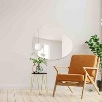 MirrorOutlet The Lapillus Frameless Pebble Wall Mirror 47" x 39" (120cm x 100cm)