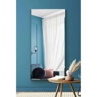 Mirroroutlet Moderni - All Glass Modern Bevelled Wall Or Leaner Mirror 59" X 24" (150X60Cm)