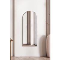 Mirroroutlet Arcus - Frameless Arched Wall Mirror 47inch X 20inch 120Cm X 50Cm