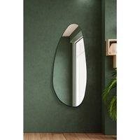 Mirroroutlet Lacuna - Frameless Pebble Pond Wall Mirror 55inch X 23inch 140 X 58Cm
