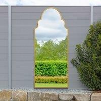 Arcus Crown Arched Indoor Outdoor Full Length Wall Mirror