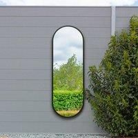 Vultus Lozenge Oval Indoor Outdoor Full Length Wall Mirror