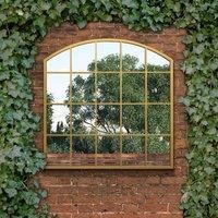 Arcus Arched Window Square Indoor Outdoor Wall Mirror
