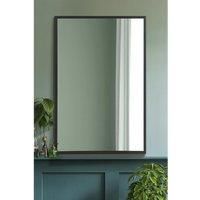 MirrorOutlet The Artus - Black Aluminium Edged Wall Mirror 16inch X 24inch 40Cm X 60Cm