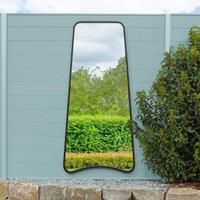 Coartans Abstract Curved Indoor Outdoor Full Length Wall Mirror