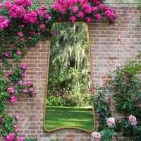 Coartans Abstract Curved Indoor Outdoor Full Length Wall Mirror